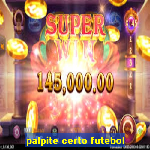 palpite certo futebol